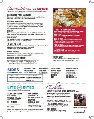 Menu photo 3 Dirty's Bar & Grill Charleston, IL Menu photo 3 Dirty's Bar & Grill Charleston, IL