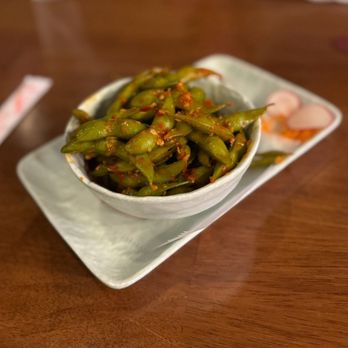 Okinawa Sushi & Steakhouse - Spicy Edamame - Japanese Near Me - Modesto, California Okinawa Sushi & Steakhouse - Spicy Edamame - Japanese Near Me - Modesto, California