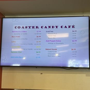 Coaster Candy Company - Menu - Candy Stores Near Me - Valencia, California Coaster Candy Company - Menu - Candy Stores Near Me - Valencia, California