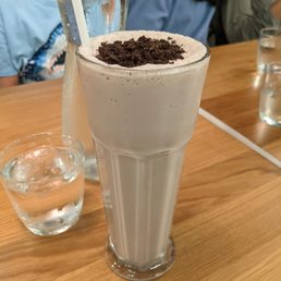 Oreo milkshake. No Oreo flavour and my teen didn't end up drinking it...... Oreo milkshake. No Oreo flavour and my teen didn't end up drinking it......