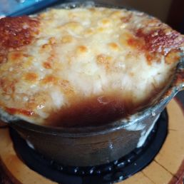 Goat cheese crouton french onion soup Goat cheese crouton french onion soup