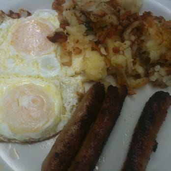 The Worker Bee Cafe - Sausage, eggs and Hash brown - Very Good - Breakfast & Brunch Near Me - Carpinteria, California The Worker Bee Cafe - Sausage, eggs and Hash brown - Very Good - Breakfast & Brunch Near Me - Carpinteria, California