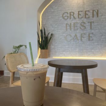 Green Nest Cafe - Vanilla iced latte - Cafes Near Me - Bedford, Texas Green Nest Cafe - Vanilla iced latte - Cafes Near Me - Bedford, Texas