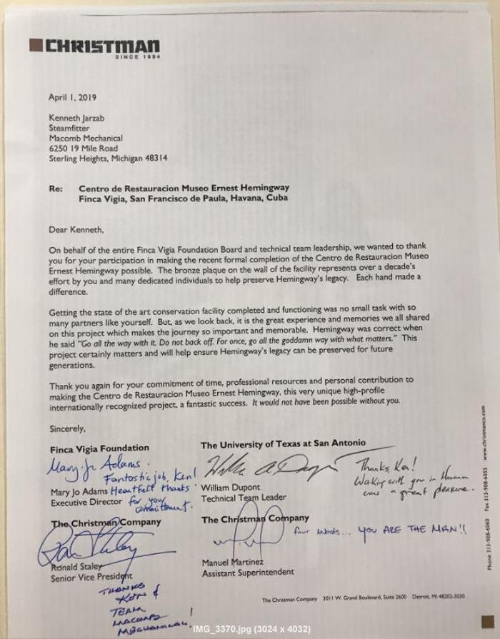 Slide of Macomb Mechanical