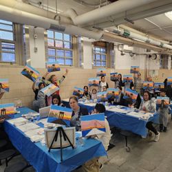 Art Fun Studio - Sip and Paint events for parents in Brooklyn public school