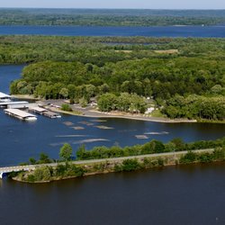 Birdsong Resort Marina & RV Campground - Drone view of our beautiful marina