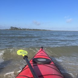 Leaving the shore