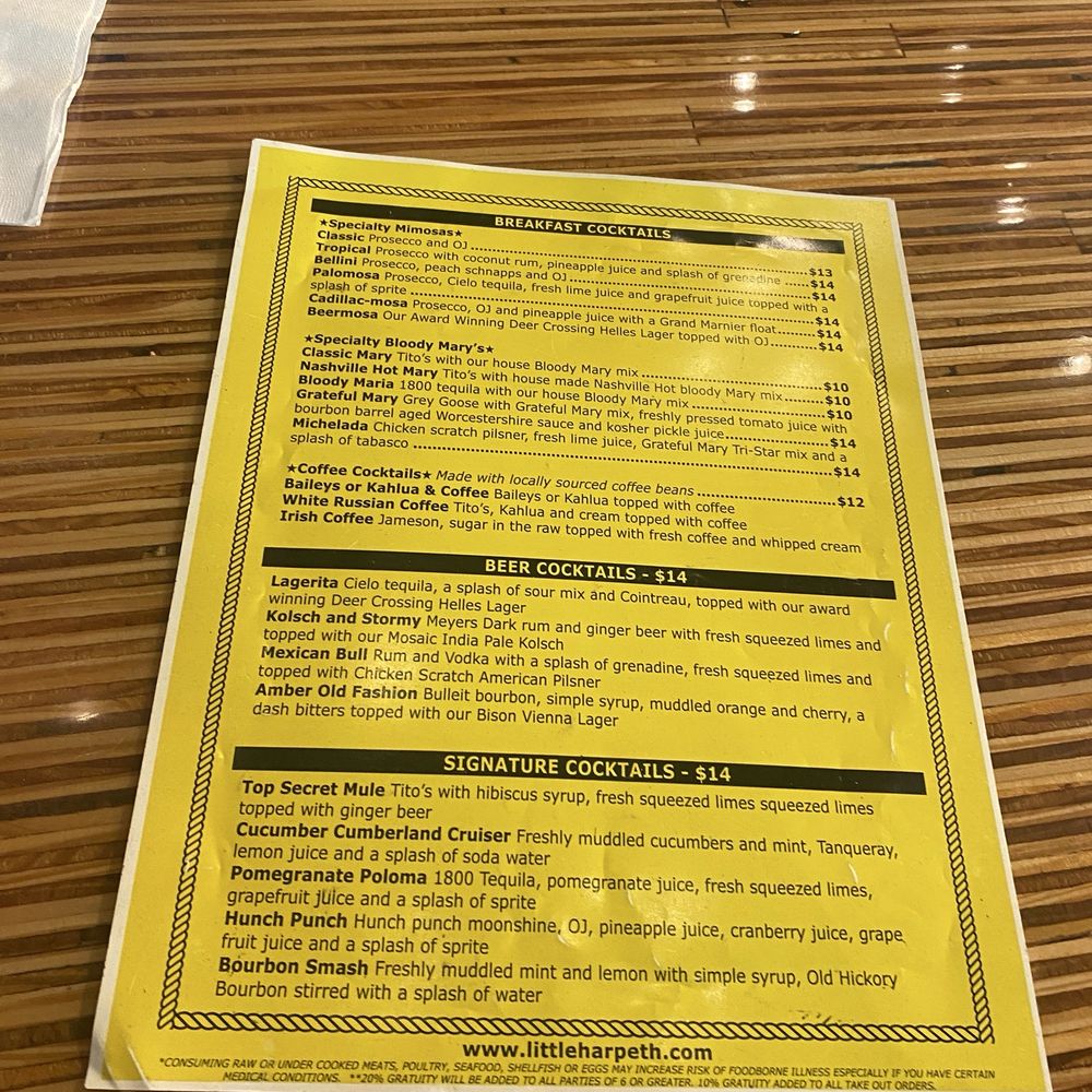 Little Harpeth Brewing - Menu - Beer, Wine & Spirits Near Me - Nashville, Tennessee Little Harpeth Brewing - Menu - Beer, Wine & Spirits Near Me - Nashville, Tennessee