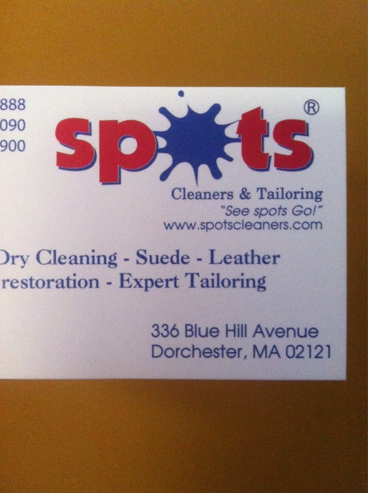 SPOTS CLEANERS Updated June 2024 336 Blue Hill Ave, Dorchester