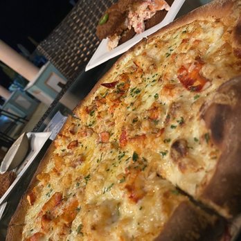 Seaside Cafe - BEHOLD, THE LOBSTER PIZZA - Pizza Near Me - Key West, Florida Seaside Cafe - BEHOLD, THE LOBSTER PIZZA - Pizza Near Me - Key West, Florida