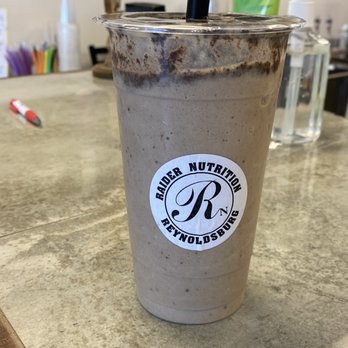 Raider Nutrition - a cup of coffee on a counter - Juice Bars & Smoothies Near Me - Reynoldsburg, Ohio Raider Nutrition - a cup of coffee on a counter - Juice Bars & Smoothies Near Me - Reynoldsburg, Ohio
