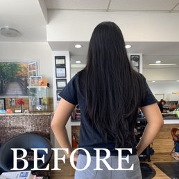 Hair cut before and after Hair cut before and after