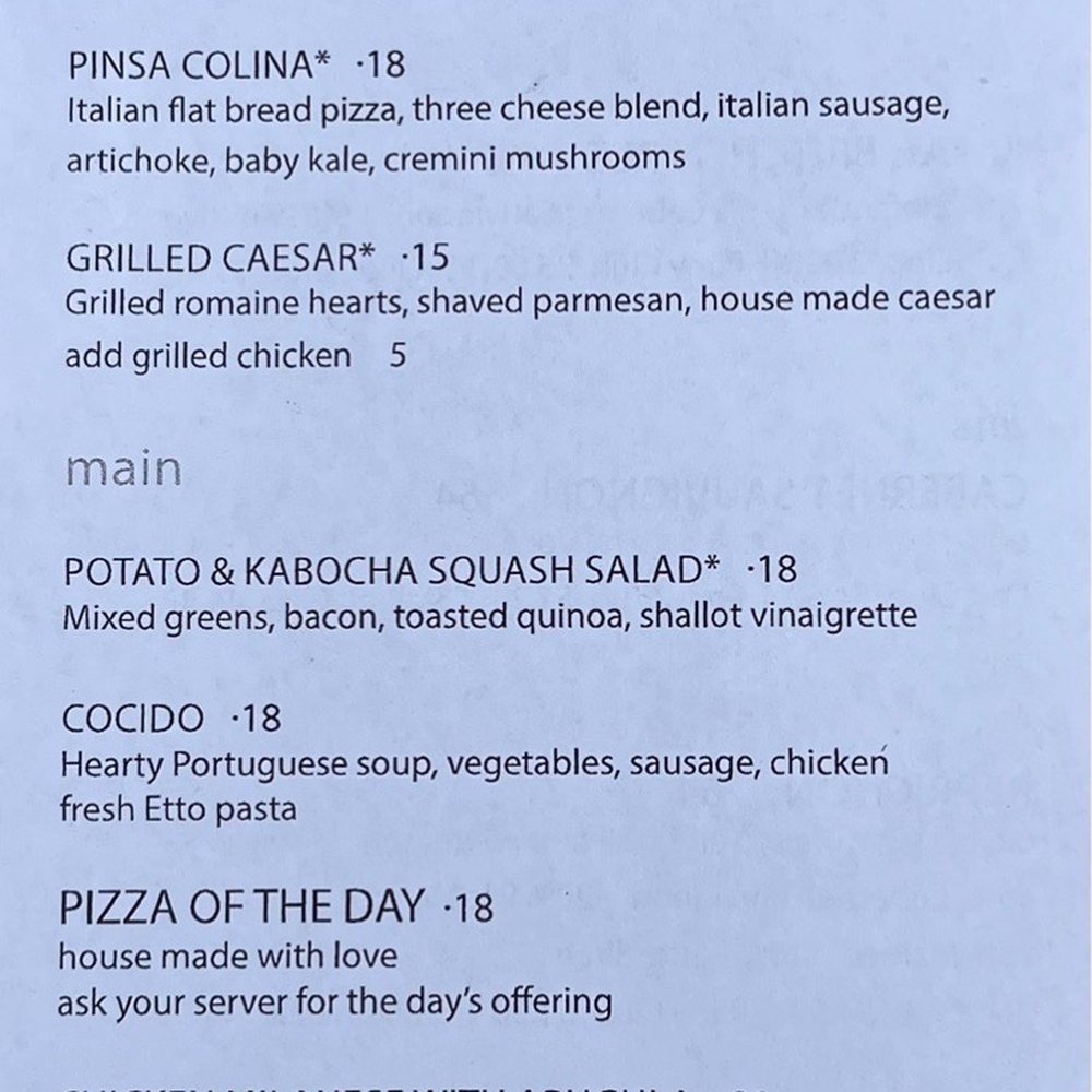 AronHill Vineyards - Bistro menu 1/2022 - Wine Tasting Room Near Me - Templeton, California