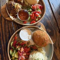 Chicken Kyiv meal and Kotlety meal