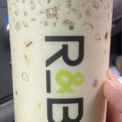 R&B Tea & Banh Mi - Pure brown sugar Milk Boba tea with brown sugar crystals