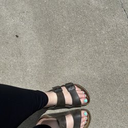 The Nailery - Pedicure: blue green gel