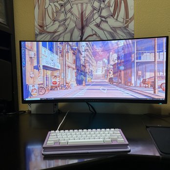 A1 Installz - 34 inch ultrawide monitor wall mounted with monitor arm - TV Mounting Near Me A1 Installz - 34 inch ultrawide monitor wall mounted with monitor arm - TV Mounting Near Me