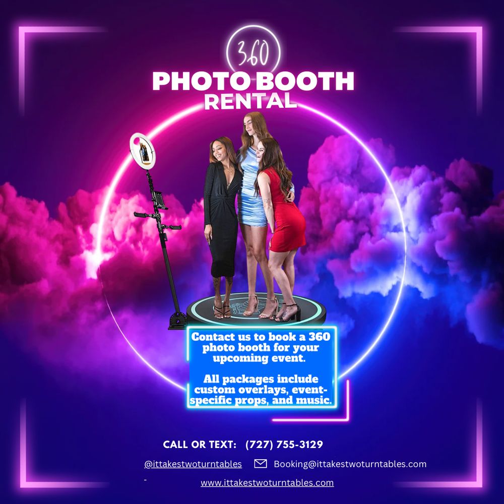 IT TAKES TWO TURNTABLES Request a Quote Clearwater, Florida Party