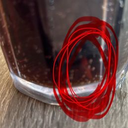 The snacker floating around in my Dr Pepper