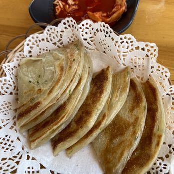 Yum Dumpling - Green onion pancakes - Noodles Near Me - Orange, California Yum Dumpling - Green onion pancakes - Noodles Near Me - Orange, California