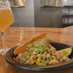 Far Field Beer Co - Ceviche from mariscos truck