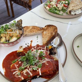 The Ginger Mule - Butternut squash lasagna/Caesar salad and gyro - Vegan Near Me - Houston, Texas The Ginger Mule - Butternut squash lasagna/Caesar salad and gyro - Vegan Near Me - Houston, Texas