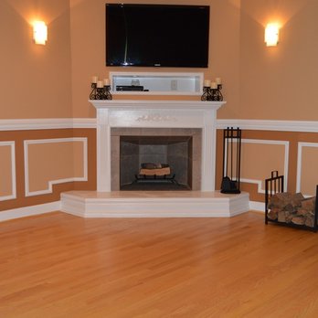 Family Friendly Contracting - Decorative Fireplace with Entertainment Cubby - General Contractors Near Me