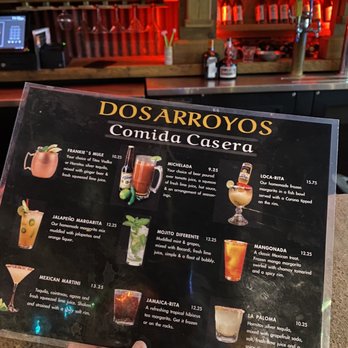 Dos Arroyos Comida Casera - Margarita menu - Mexican Near Me - Richardson, Texas Dos Arroyos Comida Casera - Margarita menu - Mexican Near Me - Richardson, Texas