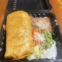 42. Chimichangas it was just OK once again the meat had no flavor. 42. Chimichangas it was just OK once again the meat had no flavor.