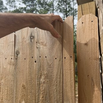 Grasten Power Technologies - Warped fence caused by their tech - Generator Installation/Repair Near Me - Conroe, Texas