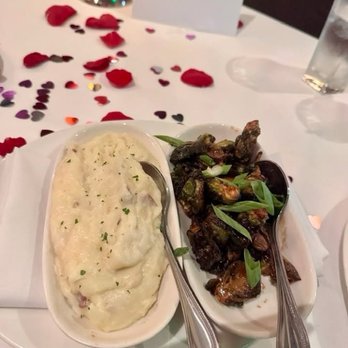 The Capital Grille - Soy Glazed Brussels Sprouts with Bacon Sam's Mashed Potatoes - Steakhouses Near Me - Livonia, Michigan