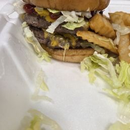 Double cheese burger Double cheese burger