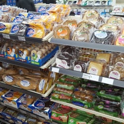 Neatly arranged wrapped pastries