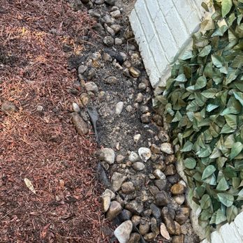 Fix My Slab - What the f&@k is this. Not covered in red mulch like it was not acceptable - Foundation Repair Near Me - Tomball, Texas Fix My Slab - What the f&@k is this. Not covered in red mulch like it was not acceptable - Foundation Repair Near Me - Tomball, Texas