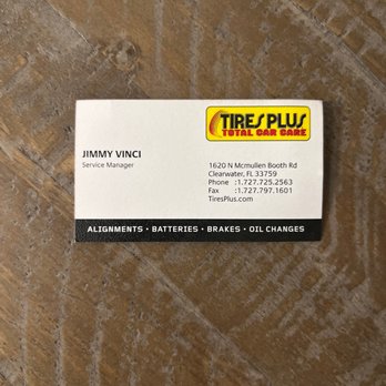 Tires Plus - Call Jimmy - Tires Near Me - Clearwater, Florida