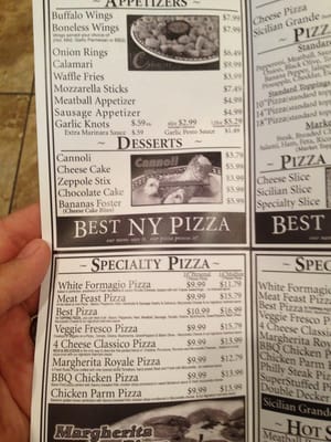 Menu photo 8 Best NY Pizza Wesley Chapel, FL Menu photo 8 Best NY Pizza Wesley Chapel, FL