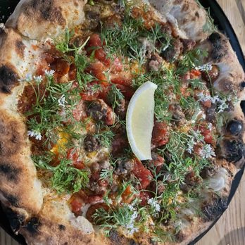 Pizzeria Sei - The Mala Lamb Sausage Pizza!!! - Pizza Near Me - Los Angeles, California