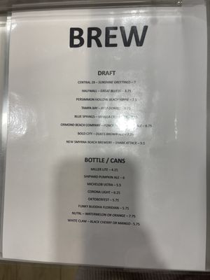 Menu photo 4 BREW New Smyrna Beach, FL Menu photo 4 BREW New Smyrna Beach, FL