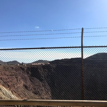 Lavender Pit - With the fence in the frame - Museums Near Me - Bisbee, Arizona