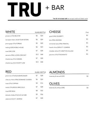 Menu photo 3 Tru Chapel Hill, NC Menu photo 3 Tru Chapel Hill, NC
