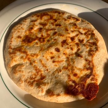 Antojitos Rincon de Guanajuato - Pupusa with chicharrón, beans and cheese. - Mexican Near Me - Tustin, California
