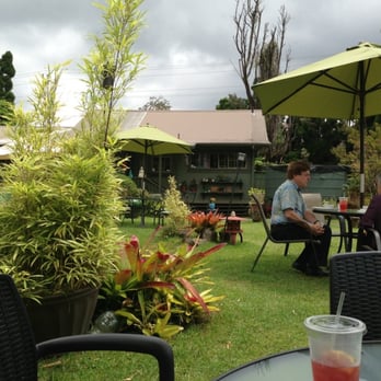Cafe Ono - The lovely garden to enjoy a fresh lunch! - Coffee & Tea Near Me - Volcano, Hawaii