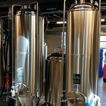 Thunder Island Brewing - The stairway to the upper floor gives great views of the production facility - Breweries Near Me - Cascade Locks, Oregon Thunder Island Brewing - The stairway to the upper floor gives great views of the production facility - Breweries Near Me - Cascade Locks, Oregon