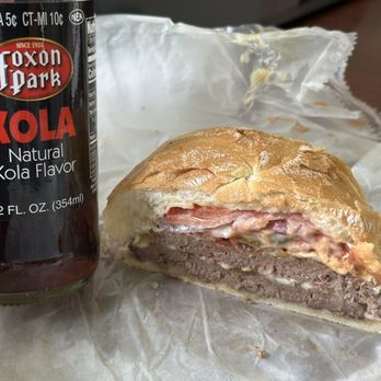 Valley Burger Shack - Double bacon cheese burg & foxon park soda - Fast Food Near Me - Seymour, Connecticut Valley Burger Shack - Double bacon cheese burg & foxon park soda - Fast Food Near Me - Seymour, Connecticut