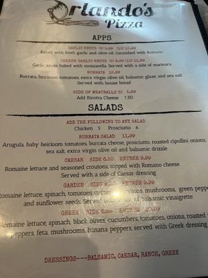 Menu photo 1 Orlando’s Pizza - Mount Pleasant Mount Pleasant, SC