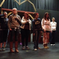 Theater Arts For Children - At rehearsal learning a dance for the show Killroy Was Here!