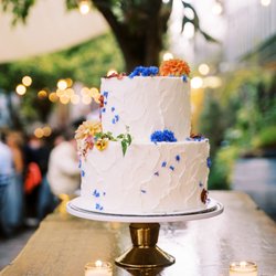 Bluma Flower Farm - The cake!  (phenomenally delicious cake by Ethan and Susan, IG: @sweetethan + @suzykabuzy;  photo: Annie Hall Photography)