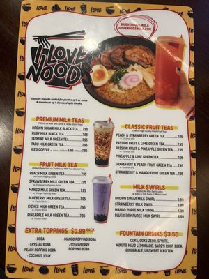 Menu photo 2 I Love Noods New Orleans, LA