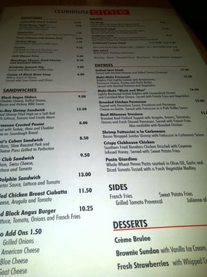 Menu photo 7 Club House One Miami, FL Menu photo 7 Club House One Miami, FL