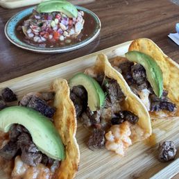 Taco Sinaloenses with steak
